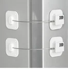 4 Pieces Refrigerator Lock 3 Number Coded Freezer Adhesive Fridge Door. Fixed Price $9.99.