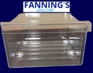 Frigidaire Refrigerator Crisper ,w/sliders 5304519801 Opened FFTR1814WB2 (scuff). Fixed Price $35.96.