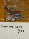 00615429 Bosch Screws (X4) For B18IF900SP/01 Upright Freezer Hm-roc. Fixed Price $18.88.