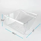 New Bottom Meat Pan Crisper Drawer For Roper RS22AGXTQ00 RS25AGXNQ02 RS22AQXMQ01. Fixed Price $66.99.
