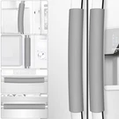 Royleath Refrigerator Door Handle Covers, 6PCS, Leather Kitchen Gray. Fixed Price $22.85.