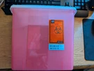 (6) Medline MDS705153 With Lid's Biohazard Sharps Bin. Fixed Price $43.99.
