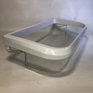 Kitchenaid Refrigerator Door Bin Shelf Part # W10169669 White Clear. Fixed Price $28.38.
