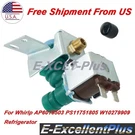 For Whirlpool Refrigerator Water Inlet Valve W10498995, W10279909, WPW10279909. Fixed Price $33.35.