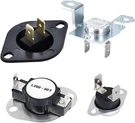 DC47-00016A Thermal Fuse & DC96-00887A DC96-00887C Thermostat Black. Fixed Price $15.81.