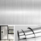Livelynine Brushed Nickel Peel & Stick Wallpaper Contact 15.8X78.8IN. Fixed Price $13.91.