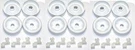 Pcs Rack Roller & Axle Kit Compatible With Ge Dishwasher PS259136 WD12X271. Fixed Price $26.98.