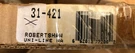 Robertshaw Uni-line # 31-421 Defrost Heater. Fixed Price $25.00.