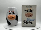 Country Fresh White Ceramic Bottle Refrigerator Deodorizer With Cow Decoration. Fixed Price $9.99.