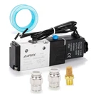 Airix 3V210-08 Pneumatic Solenoid NPT1/4 /AC110/OUT Of Line, Black And Silver. Fixed Price $26.11.