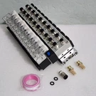 Baomain 4V210-08 Station Solenoid Valve Manifold 220V Ac 5 Way 1/4" Pt. Fixed Price $99.95.