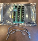 Leviton Line Distribution Board Voice & Data Plus 3 Patch Cables (new). Fixed Price $19.00.