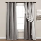 Best Lush Decor Sheer Grommet Curtains With Insulated Blackout Lining Window. Fixed Price $30.41.