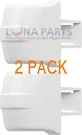 (2 Pack) WR2X8345 Refrigerator Door Bar End Cap For 162D1131, WR71X2054. Fixed Price $11.82.