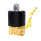 Beduan Brass Electric Solenoid Valve, 1/4" Air Normally DC12V. Fixed Price $27.58.