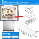 Upgraded WPW10513681 Glass Shelf For Whirlpool & Maytag Fridges. Fixed Price $25.00.