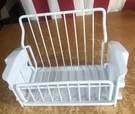 Refrigerator Freezer Tilt Out Wire Basket Bin 200D2356P001 White Used. Fixed Price $17.50.