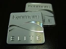 Lg Kenmore Elite White Badge Refrigerator Nameplate Oem, 1.5 Square, Set Of 2. Fixed Price $8.99.