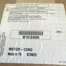 Whirlpool W10124096 Motor Replacement Part For Dishwashers. Fixed Price $90.00.