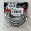 Keokle Refrigerator Ice Maker Supply Line Pack Braided Hose Silver 1/4 10 Ft. Fixed Price $13.99.