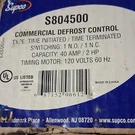 Supco S804500 Commercial Defrost Control 40AMP 120V Corded Electric Metal. Fixed Price $70.00.