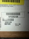 New Oem WP2252129 Whirlpool Refrigerator Ice Dispenser Auger Motor 2252128. Fixed Price $105.01.