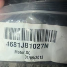 Lg 4681JB1027N Refrigerator Motor-dc 1580209 4810JJ2005A 4811JJ20.... Fixed Price $207.01.