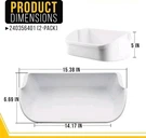 240356401 Refrigerator Door Shelf Bin Replaces 240356406, 240356409, AH430121. Fixed Price $10.95.