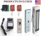 180KG/280KG Electric Magnetic Door Lock Set Remote Control Holding Force Securit. Fixed Price $27.54.