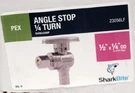 Sharkbite Brass Crimp Quarter-turn Angle Stop 1/2" X 1/4", 23056LF Case Of. Fixed Price $29.99.