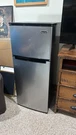 Magic Chef HMDR450SE 127L Double Door Mini Refrigerator - Black. Fixed Price $150.00.