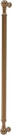 Allied Brass P-3/18 18" Beaded Refrigerator Appliance Pull, X 3/4", Bronze. Fixed Price $49.99.
