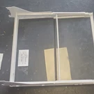 Clear/white Glass Shelf For Refrigerator WR32X23648 1-PACK. Fixed Price $90.00.