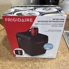Portable Frigidaire 6 Can Mini Fridge Beverage Cooler Black -EFMIS139. Fixed Price $23.99.