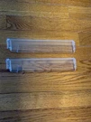 Two WR17X38320 Freezer Door Upper Shelf Rails Refrigerator GSS25IYNZHFS B55. Fixed Price $30.55.