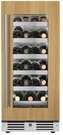 Landmark L3015UI1W-RH 15"W 23 Bottle Capacity Single Zone Wine Panel Ready. Fixed Price $3579.00.