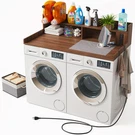 Zykzyk Upgraded 2-TIER Washer And Dryer Countertop Power OUTLET54 X 27.6. Fixed Price $167.88.