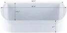 Gallon Door Bin White Compatible With Frigidaire Refrigerator PS430121 240356401. Fixed Price $20.68.