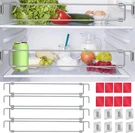 Eudaemiles 4 Pack Rv Fridge Bars, Refrigerator Tension Rods, Extended 13.98"2.... Fixed Price $77.90.