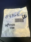 WPW10142283 New Sealed Bag Whirlpool Refrigerator Screw Genuine Oem Part. Fixed Price $5.88.