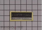 New Genuine Oem Electrolux Frigidaire Refrigerator Nameplate 809108704. Fixed Price $20.54.