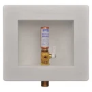 Water-tite 87980 Ice Maker Outlet Box W/HAMMERARRESTERPLASTIC/LEADFREE1/2". Fixed Price $65.69.