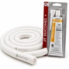 Quadra-fire Stove Door Gasket Kit 3/4" X 7' High Temp Silicone Castile Santa Fe. Fixed Price $26.98.