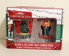 National Lampoon's Christmas Vacation Glass & Ice Cube Tray Combo Pack Nib. Fixed Price $24.99.