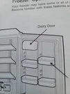 Oem Electrolux Frigidaire Clear Refrigerator Dairy Door. Fixed Price $15.00.