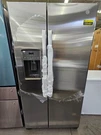 GZS22DSJSS 36" Stainless Cd Side By Refrigerator Nob #155481 Bp. Fixed Price $1845.00.