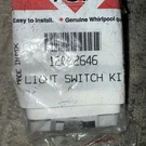Genuine Oem Whirlpool Light Switch 12002646 Brand New Free Shipping. Fixed Price $10.95.