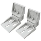 Safycaby 2 Pcs Freezer Plastic Hinges, 3 Holes, Folding, Compatible White. Fixed Price $14.76.