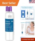 Refrigerator Water Filters Replacement For Whirlpool, Maytag, Kitchenaid-comp.... Fixed Price $21.59.