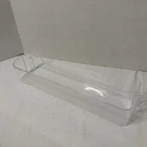Small Refrigerator Door Shelf Bin Clear 16 Frigidaire Kenmore 253 Condiment Long. Fixed Price $23.74.